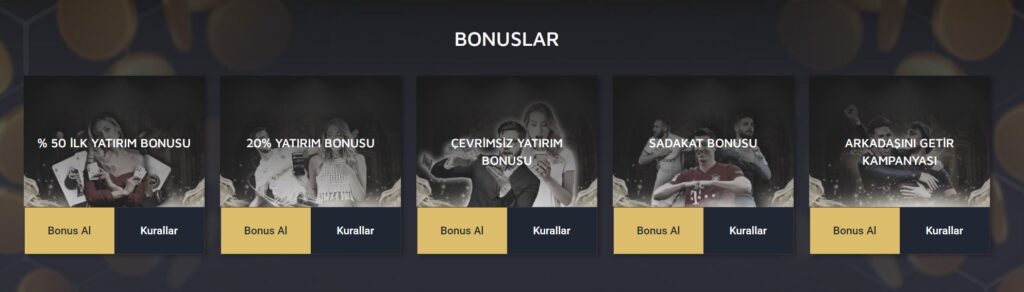 bahissenin bonusları